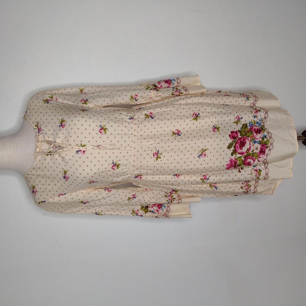 NWOT Available Women's Cream Floral Dress Size Small